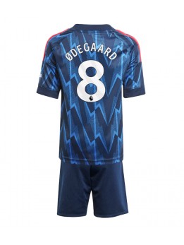 Billige Arsenal Martin Odegaard #8 Bortedraktsett Barn 2025-26 Kortermet (+ Korte bukser)